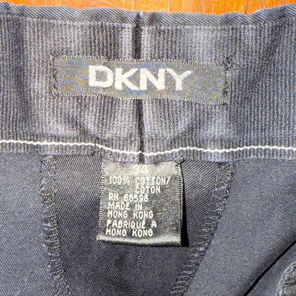 Vintage DKNY Mercer Fit Women’s Cargo Trousers Size 34 Black - Picture 12 of 16